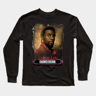 rip chadwick boseman Long Sleeve T-Shirt